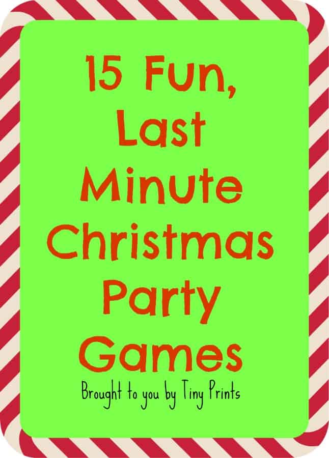 Fun Last Minute Christmas Party Games - Tastefully Frugal