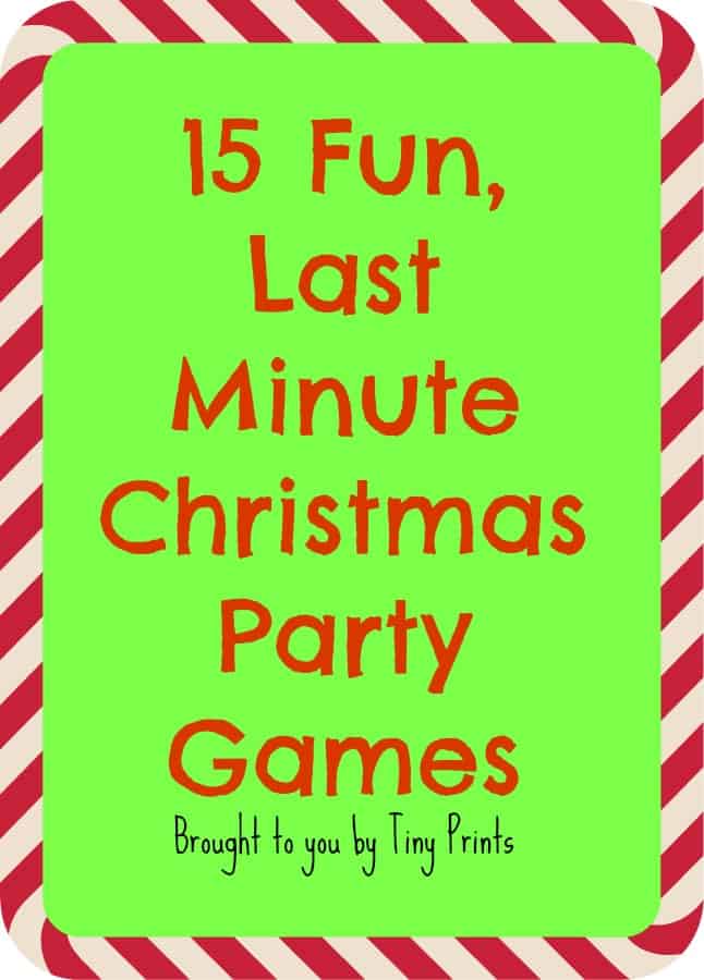 Free Christmas Party Games For Kids