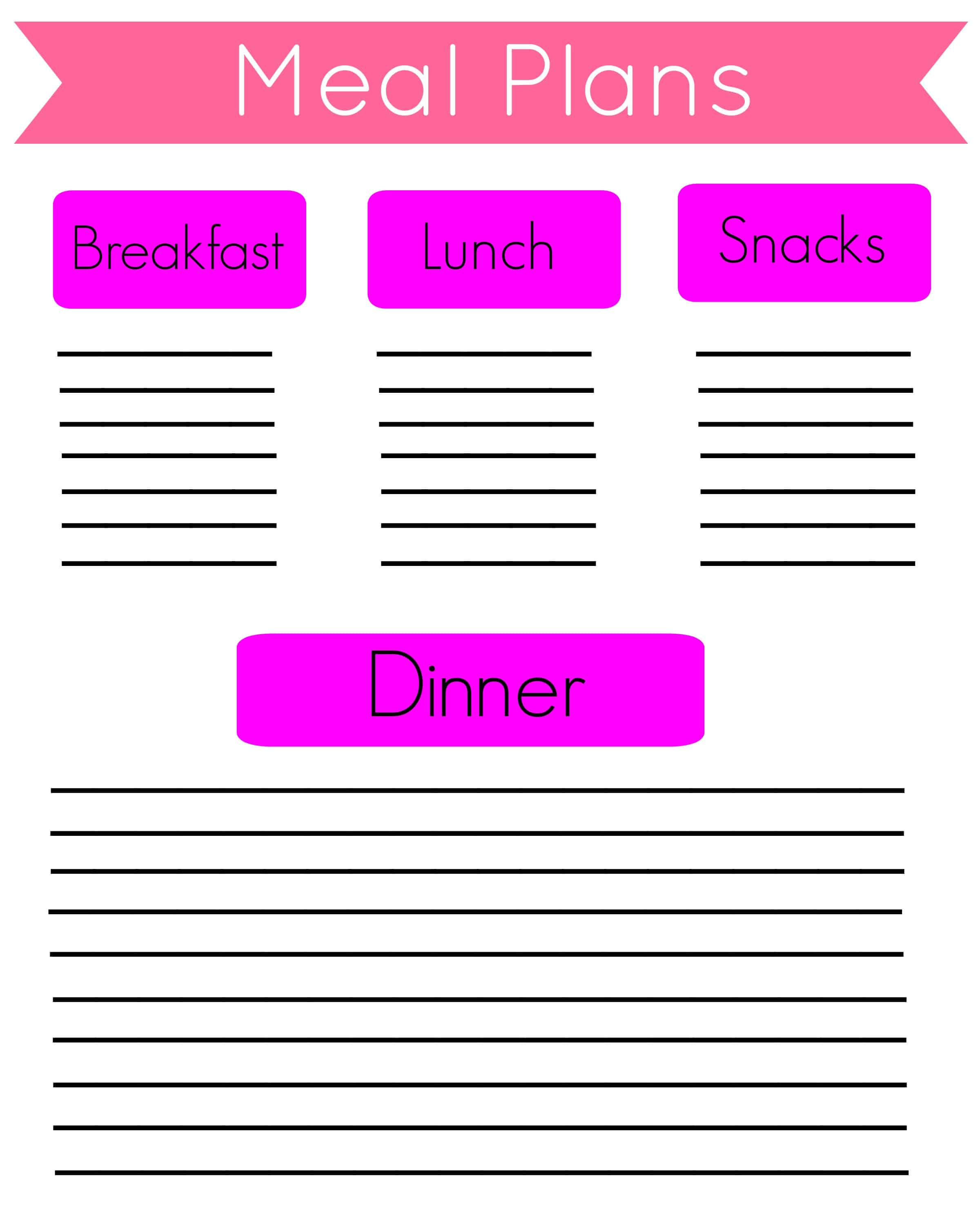 free-meal-planning-printables