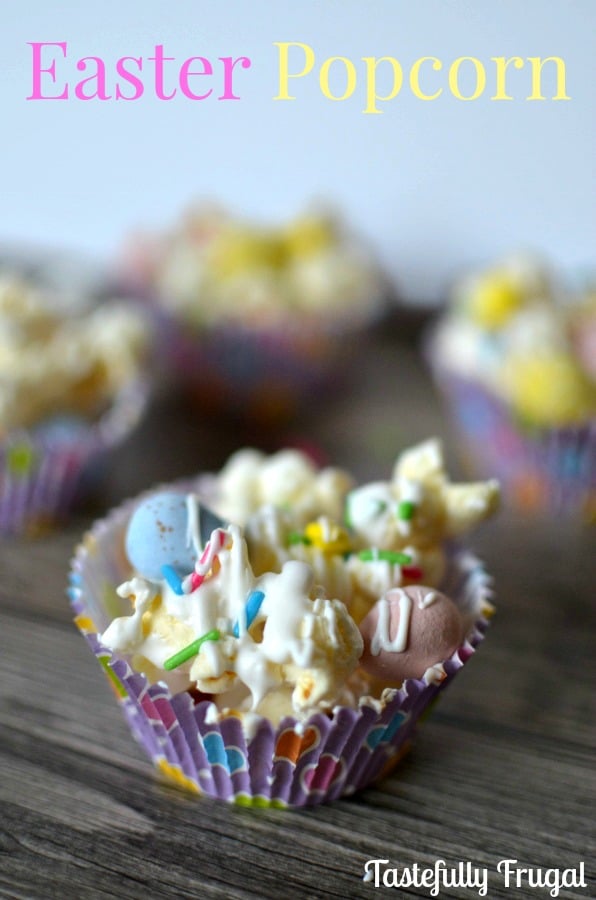 Easter Popcorn: A sweet and crunchy treat that both kids and adults will love!
