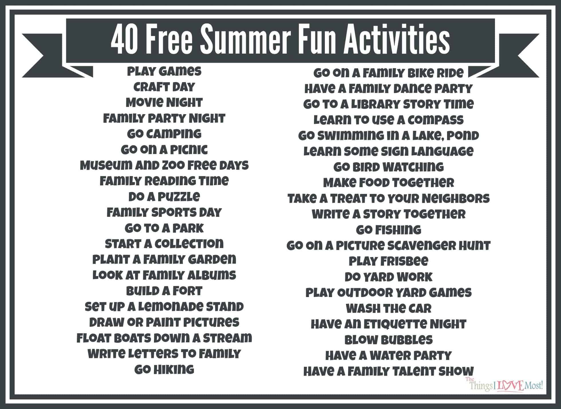 52 Days of Summer Kids Activity Cards Creative Ramblings