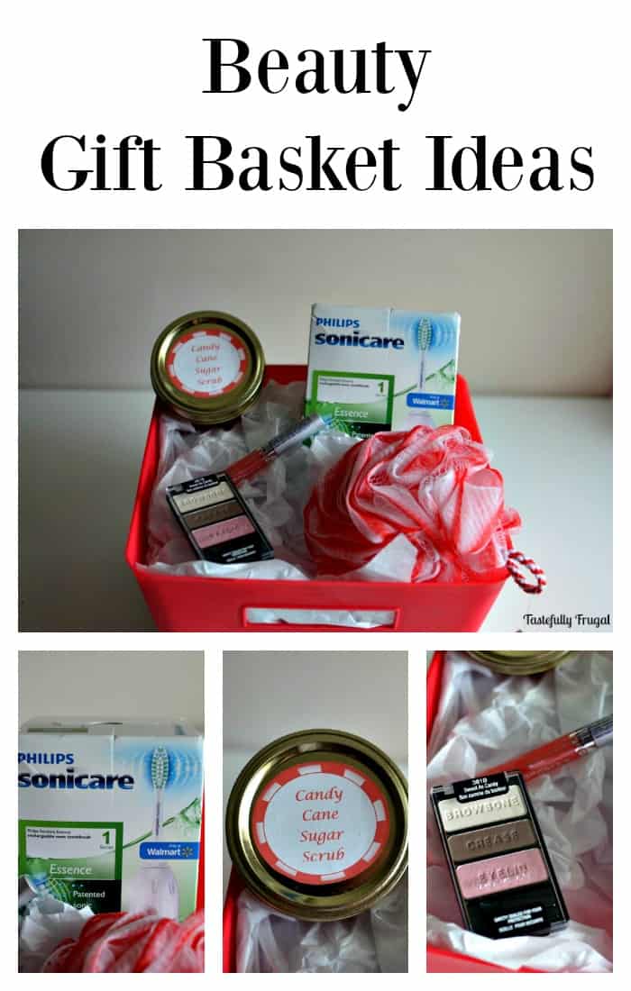Candy Cane Sugar Scrub More Beauty Gift Basket Ideas Tastefully Frugal