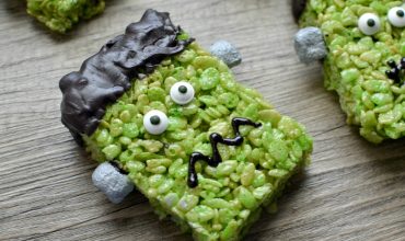 Frankenstein Rice Krispie Treats