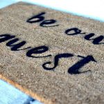 DIY Stenciled Doormat With Cricut