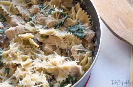 Chicken Florentine Bow Tie Pasta