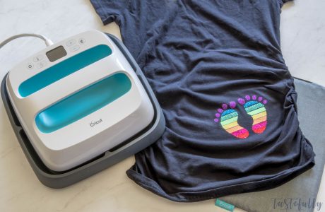 DIY Rainbow Baby Maternity Shirt