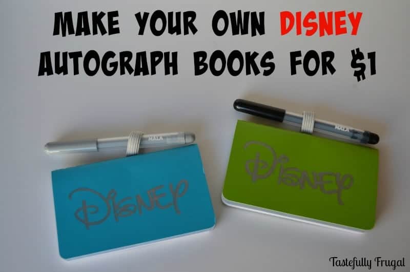 Make Your Own Disney Autograph Books For 1 Tastefully