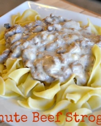 15 Minute Beef Stroganoff. For those nights you don't have time to cook a 3 course meal