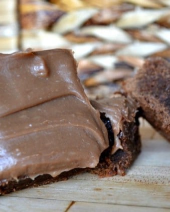 Tootsie Roll Brownies and The Tasty Tuesdays Link Party Tootsie Roll Brownies, Delicious Fudge Like Brownies with a Creamy Tootsie Roll Frosting