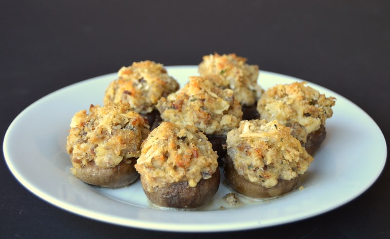 Stuffed Mushrooms with Cream Cheese and Sausage