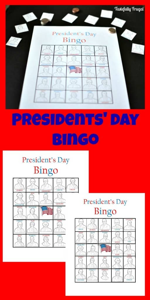 Presidents' Day Bingo