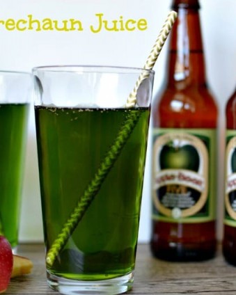 Leprechaun Juice: A bubbly, sweet {non-alcoholic} drink. What leprechauns drink to get energy