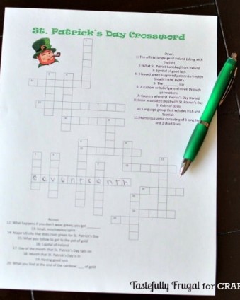 St. Patrick's Day Crossword