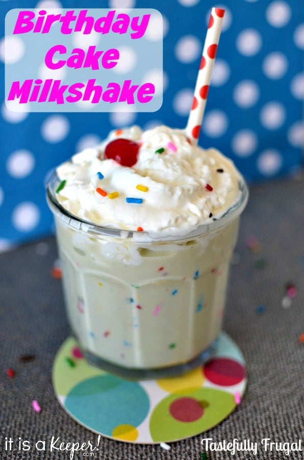 Birthday Cake Milkshake: A Thick, Creamy Birthday Treat