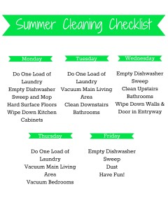 Keep your home clean this summer in just 20 minutes a day with Fabuloso® All Purpose Cleaner and this free printable! #MiFabuloso #ad #CollectiveBias 