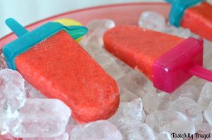 Strawberry Lemonade Popsicles: The perfect way to keep cool this summer.
