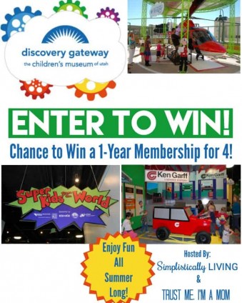 Discovery Gateway Giveaway: Win a 1 year family membership! www.tastefullyfrugal.org