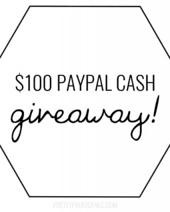 $100 PayPal Cash Giveaway www.tastefullyfrugal.org