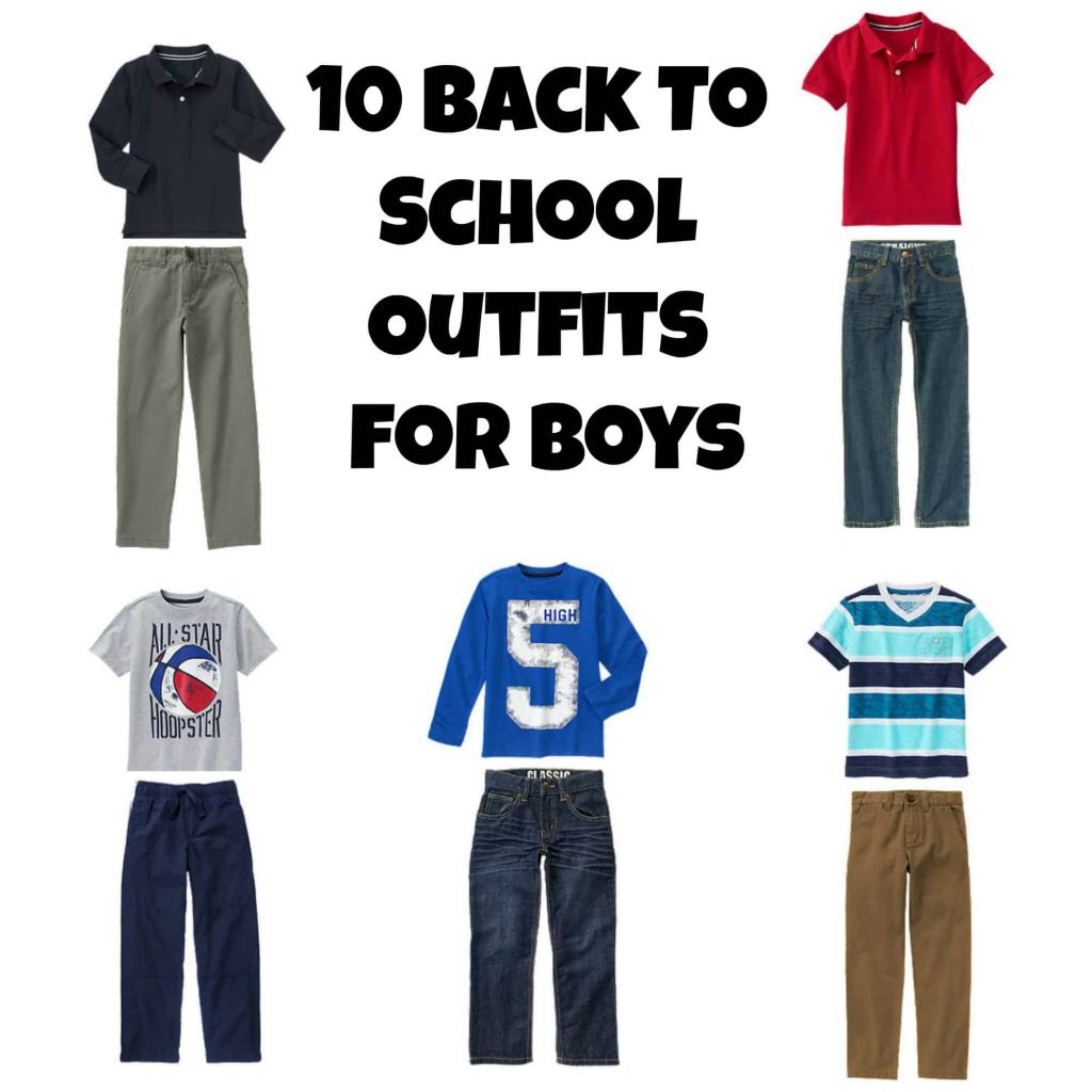 10 Back To School Outfits for Boys and Gymboree Gift Card Giveaway www.tastefullyfrugal.org
