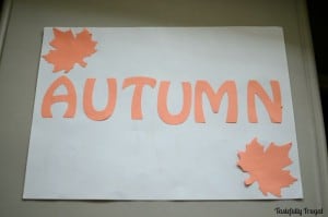 See how I turned my fall craft fail into a cute piece of art made by my kids.