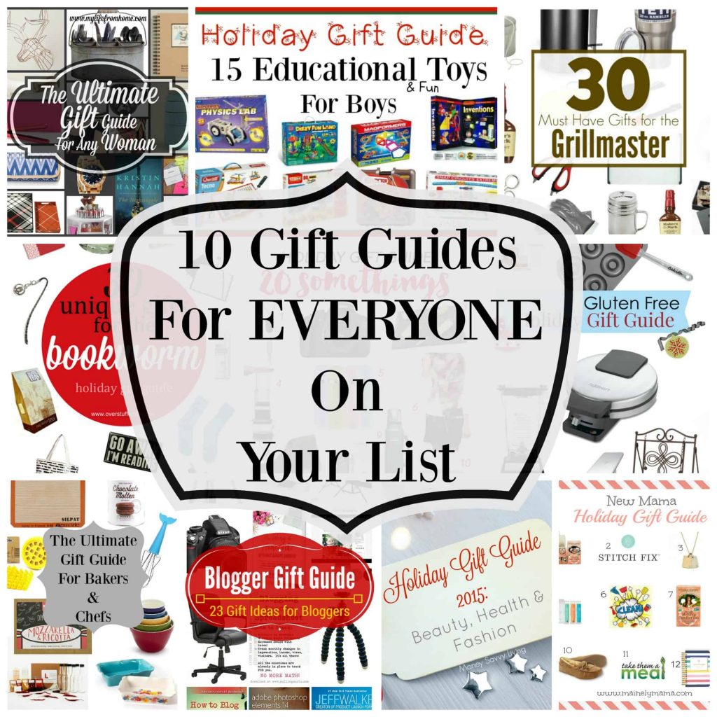 10 Gift Guides For EVERYONE On Your List