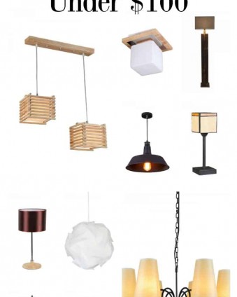 10 Lighting Upgrades for $100 or less |Tastefully Frugal #spon