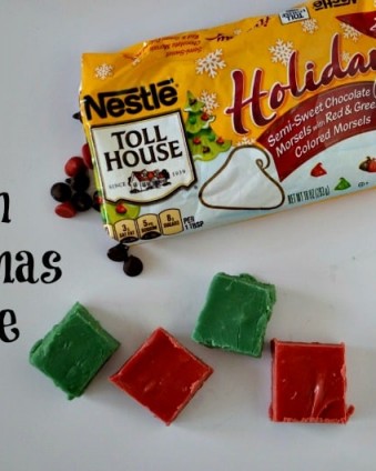 Christmas Fudge: A Bright & Fun Twist on A Favorite Recipe | Tastefully Frugal #ad #HolidayRemix