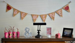 Valentine's Day Decorating On A Budget: Create this look for less than $10 | Tastefully Frugal