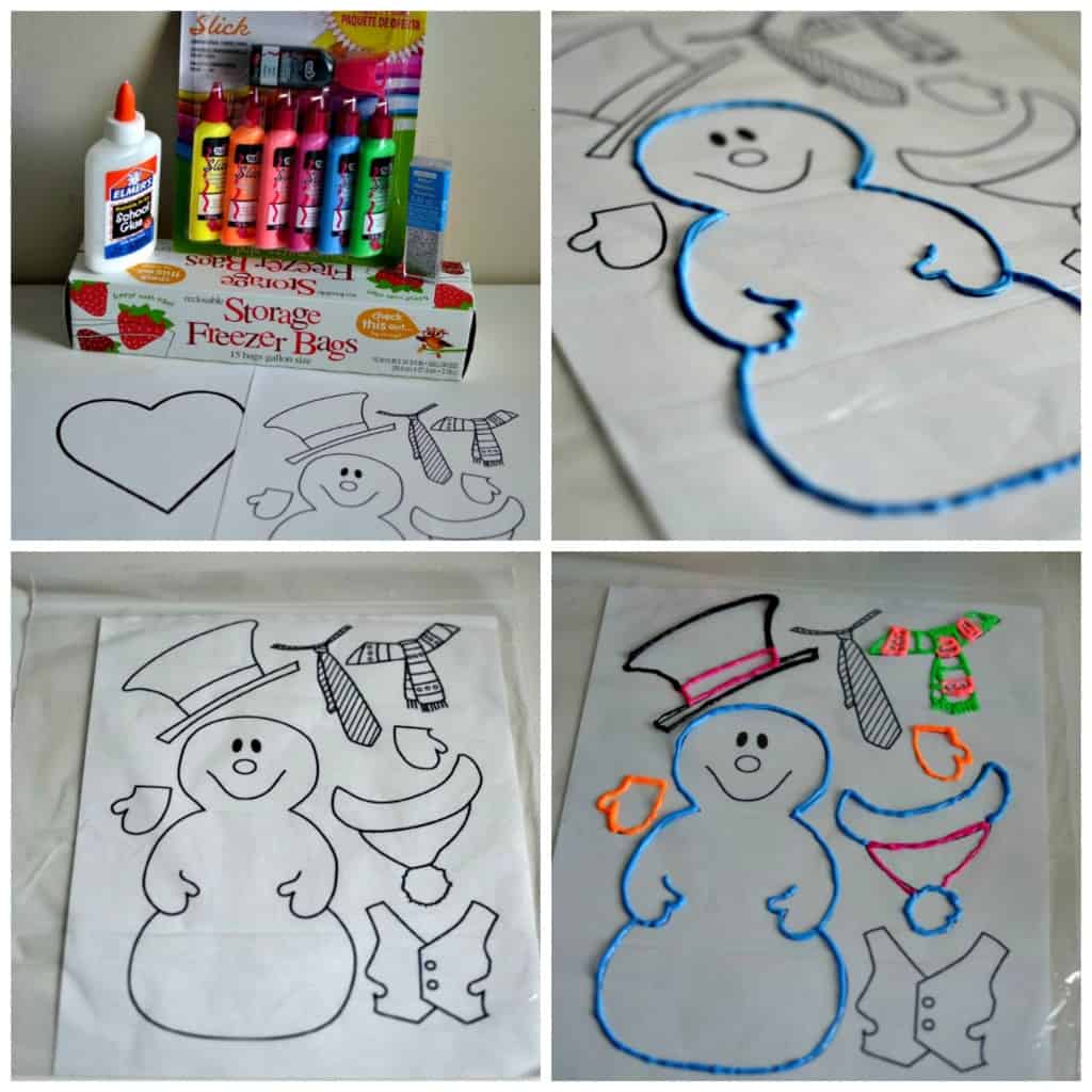 5 Winter Crafts for Toddlers: DIY Window Clings |Tastefully Frugal