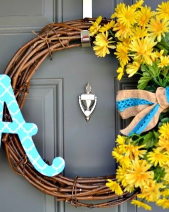 Light & Bright DIY Wreath: Perfect for Spring and Summer | Tastefully Frugal