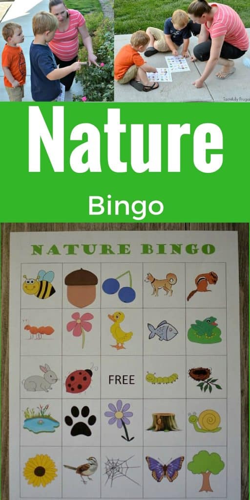 Nature Bingo FREE Printable: Get out and explore nature with this fun game of Bingo | Tastefully Frugal ad #TopYourSummer #SoHoppinGood