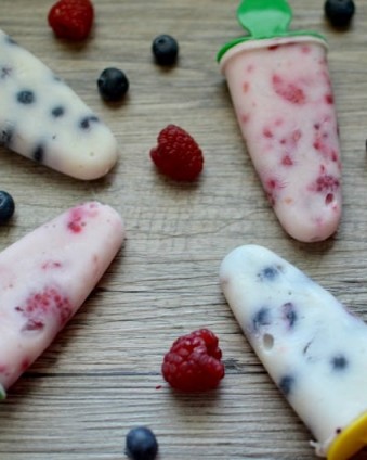 2 Ingredient Fresh Fruit Popsicles: A healthy snack your kids will actually like to eat!