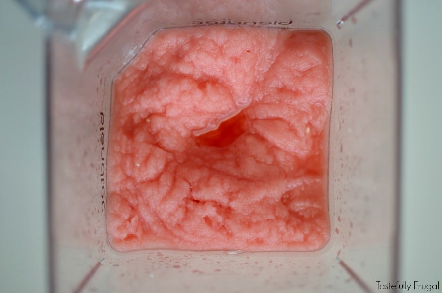 3 Ingredient Watermelon Sorbet: A Healthy, All Natural, Alternative To Ice Cream | Tastefully Frugal