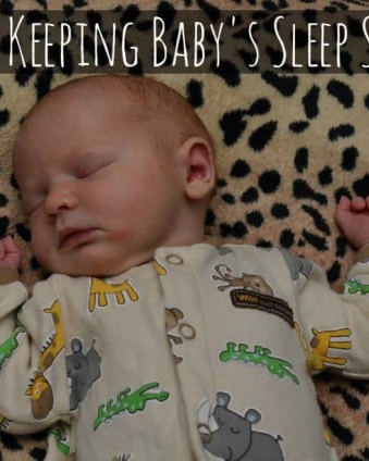 6 Tips For Keeping Baby's Sleep Space Safe 6 Tips For Keeping Baby's Sleep Space Safe AD | Tastefully Frugal