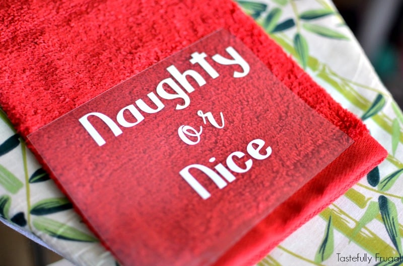 DIY Holiday Hand Towels | Tastefully Frugal AD #CelebrateClean