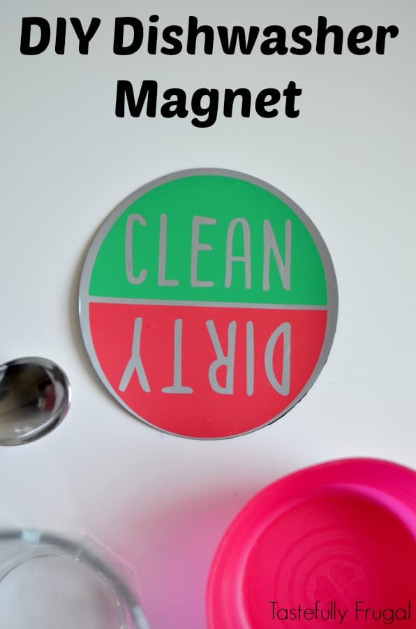 DIY Dishwasher Magnet | Tastefully Frugal