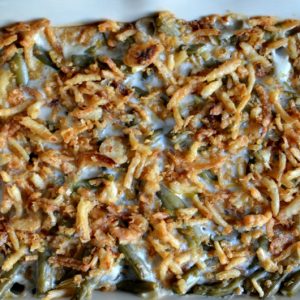 Macaroni & Cheese Green Bean Casserole: Two Classic Side Dishes Make One Rich Dish Perfect For Thanksgiving! AD #MakeHeartburnHistory @walgreens