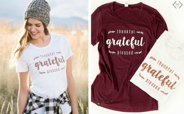 Cents of Style Fashion Friday FREE Thankful Tee with $25 Purchase