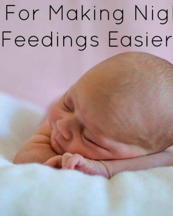 3 Tips For Making Nighttime Feedings Easier including quality formula at an affordable price! AD MMbabyformula
