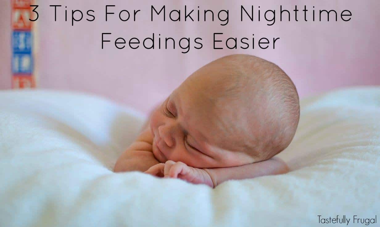 3 Tips For Making Nighttime Feedings Easier including quality formula at an affordable price! AD MMbabyformula
