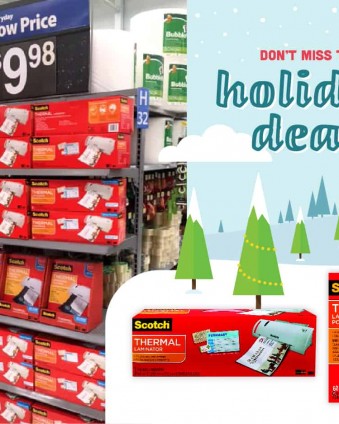Holiday Deal on Scotch Laminators & Pouches AD #LaminateWithScotch