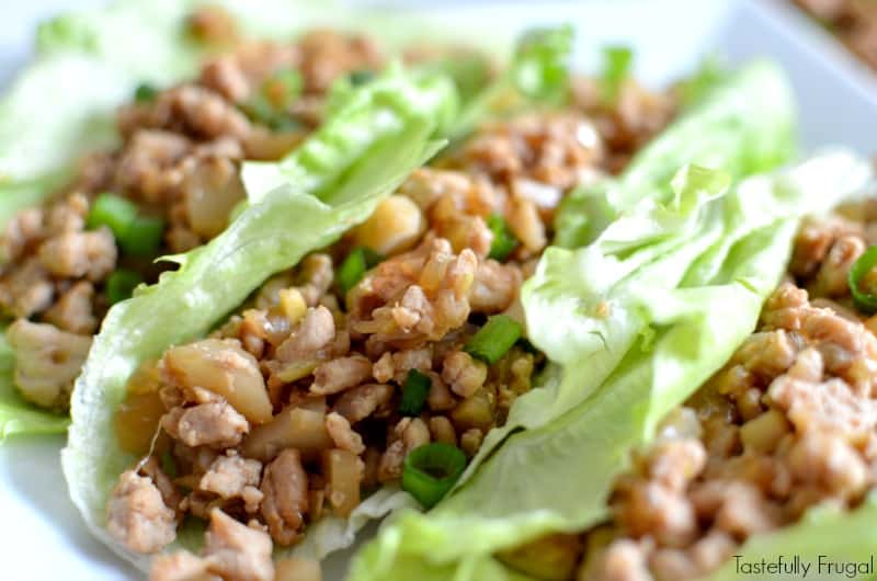 Asian Inspired Turkey Lettuce Wraps: These healthy wraps take less than 20 minutes to make and will have even the pickiest of eaters asking for seconds!