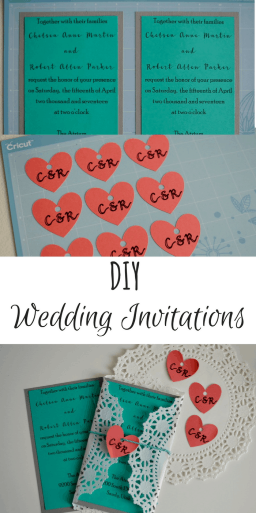 DIY Wedding Invitations with Cricut Tastefully Frugal
