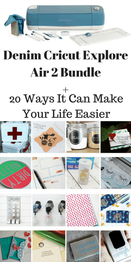 Check out the New Denim Cricut Explore Air 2 Bundle Only $199 at Walmart + 20 Ways It Can Make Your Life Easier & Save You Money #ad