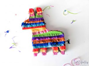 Make Mini Pinatas out of cereal boxes with your Cricut Maker in less than 30 minutes!