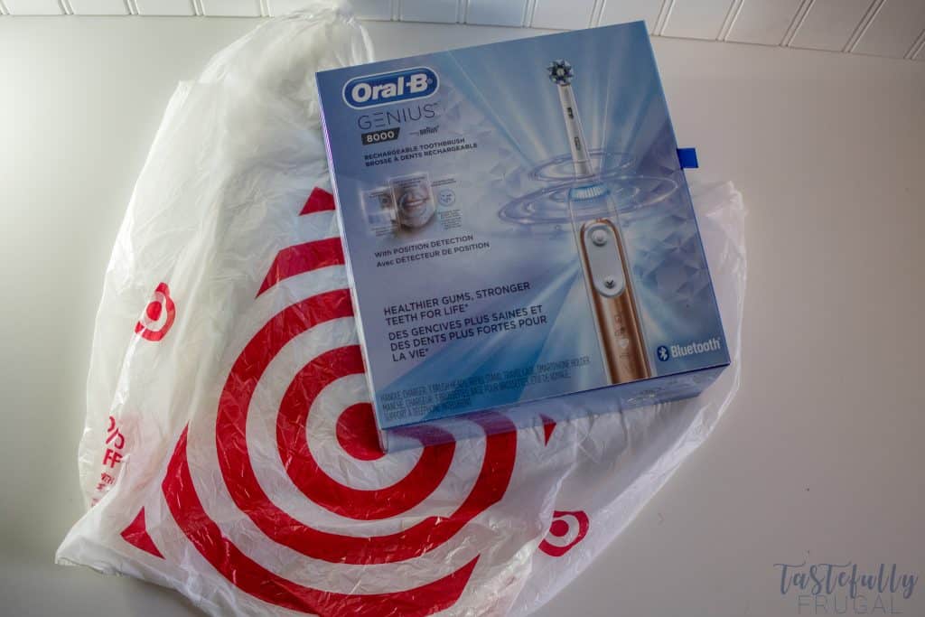 Keep your gums and teeth healthy and strong with the new Oral B GENIUS 8000 Rose Gold Toothbrush Exclusively Available at Target.com #ad @OralB @Target