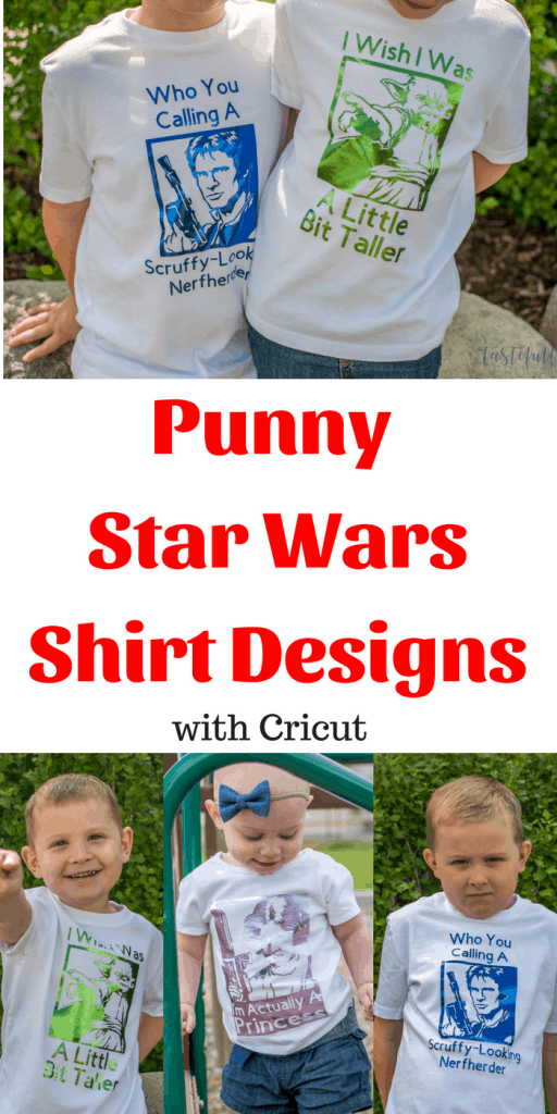These DIY Star Wars shirts are great for May The Fourth or any Star Wars Party