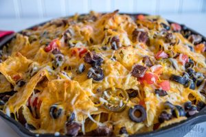 This easy nachos recipe is the perfect addition to any tailgate or football party!