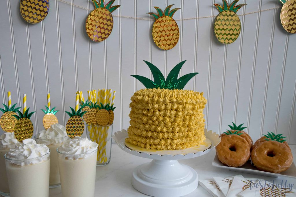 Easy Sparkly Pineapple Party With Cricut Tastefully Frugal