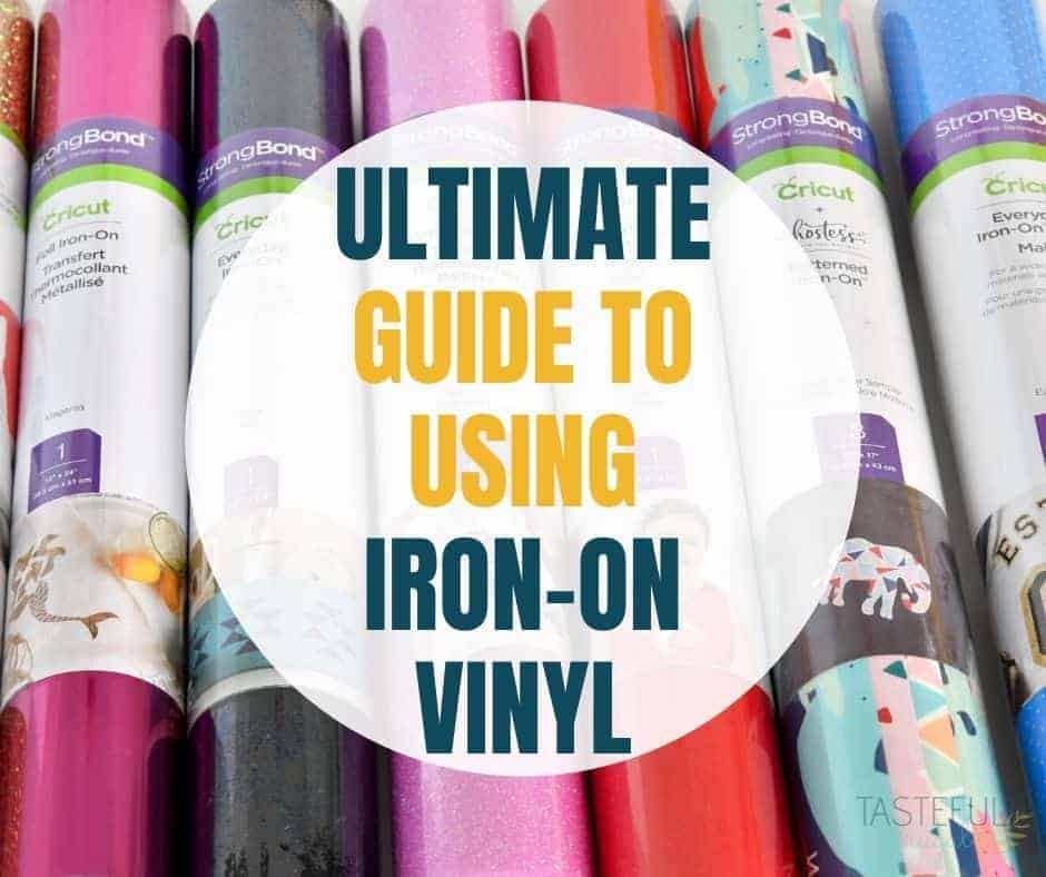 How To Use IronOn Vinyl Tastefully Frugal